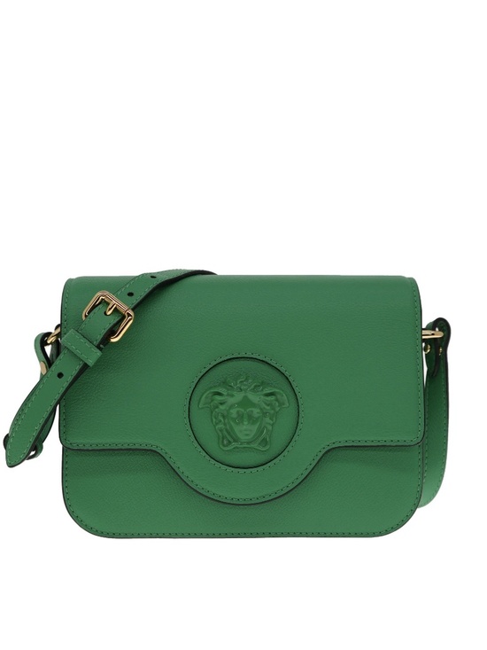 Versace Handbags - Versace Medusa Shoulder Bag Crossbody Green Leather New